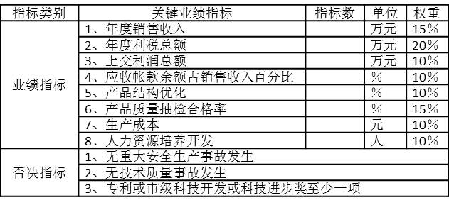 PJ集团子公司年度业绩合同2